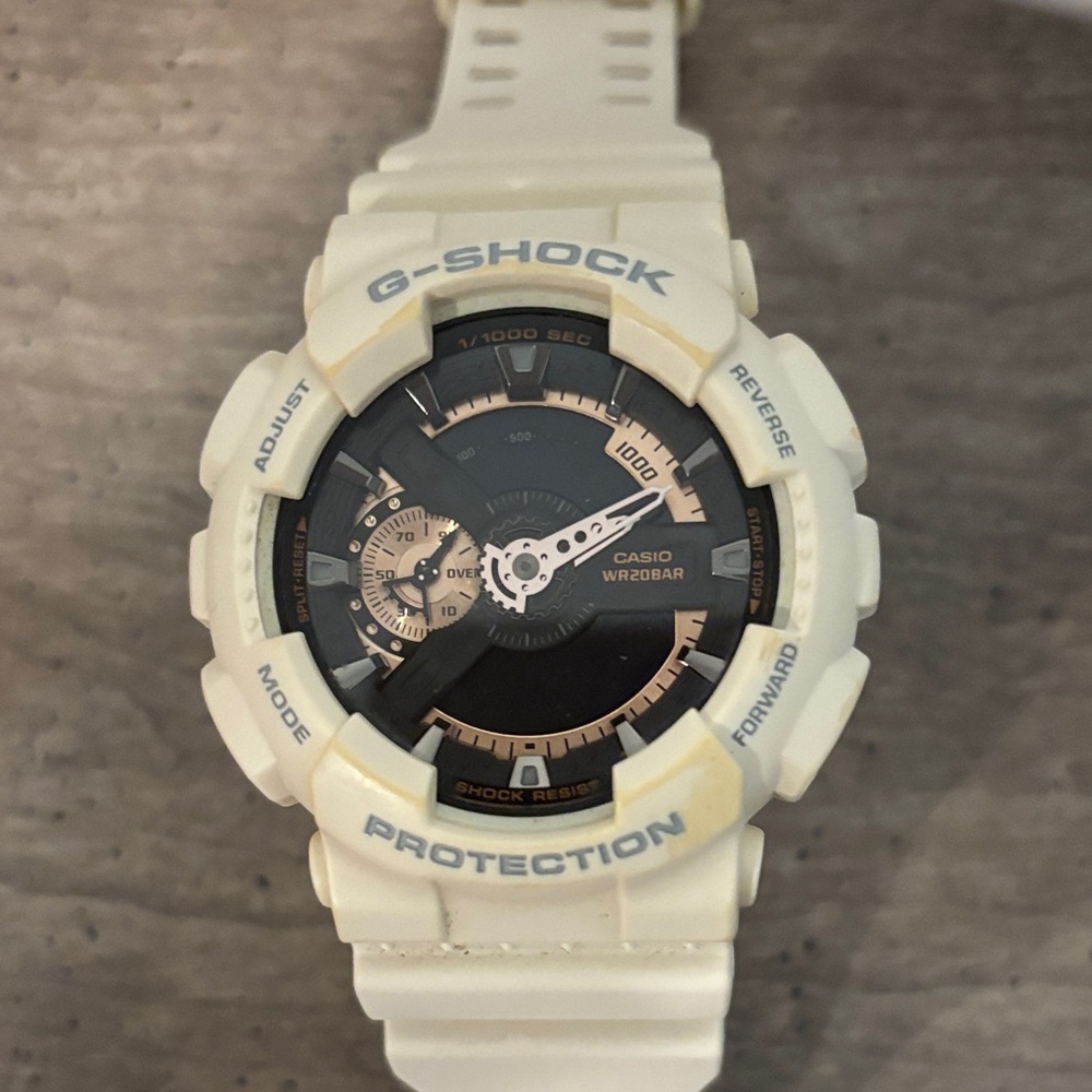 Casio G-Shock Cream and Black Watch